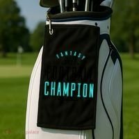 Fantasy Football Champion Winner League Draft Team Gift Golf Towel thumb 2