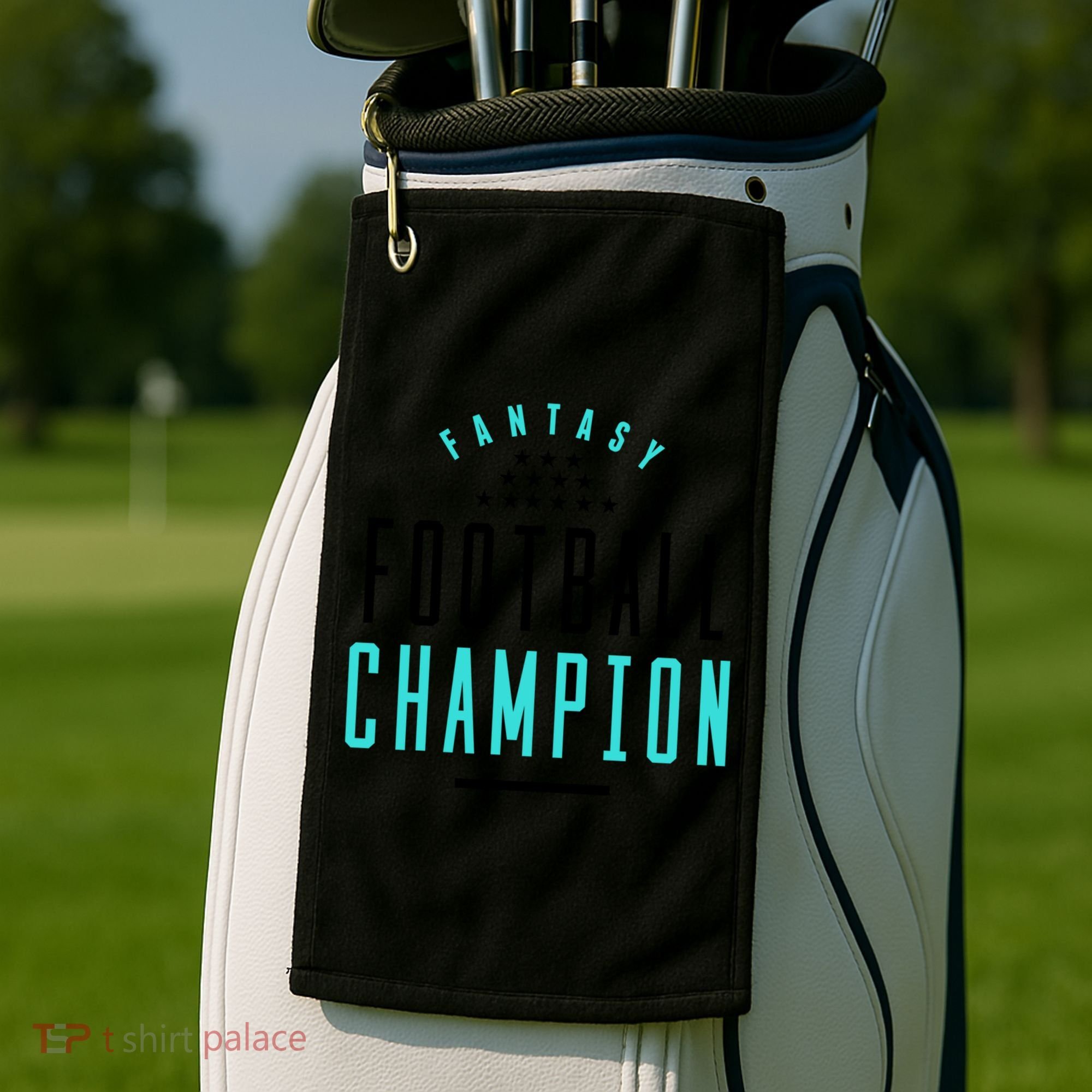 Fantasy Football Champion Winner League Draft Team Gift Golf Towel