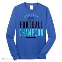 Fantasy Football Champion Winner League Draft Team Gift Long Sleeve Shirt thumb 0