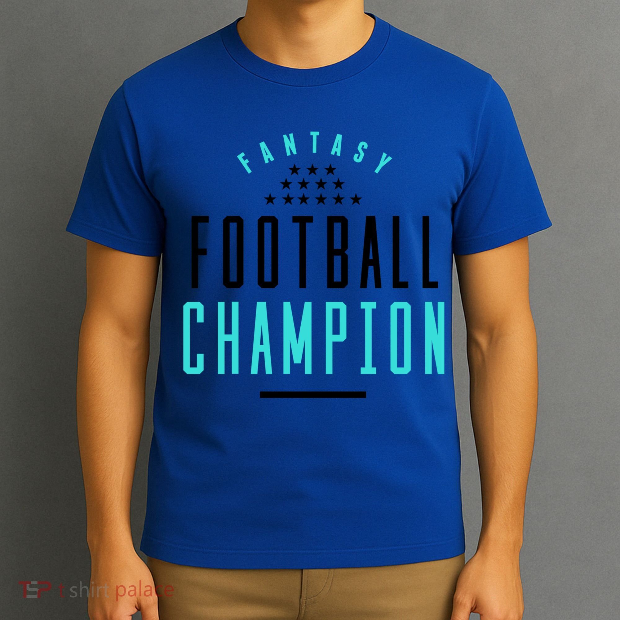 Fantasy Football Champion Winner League Draft Team Gift T-Shirt