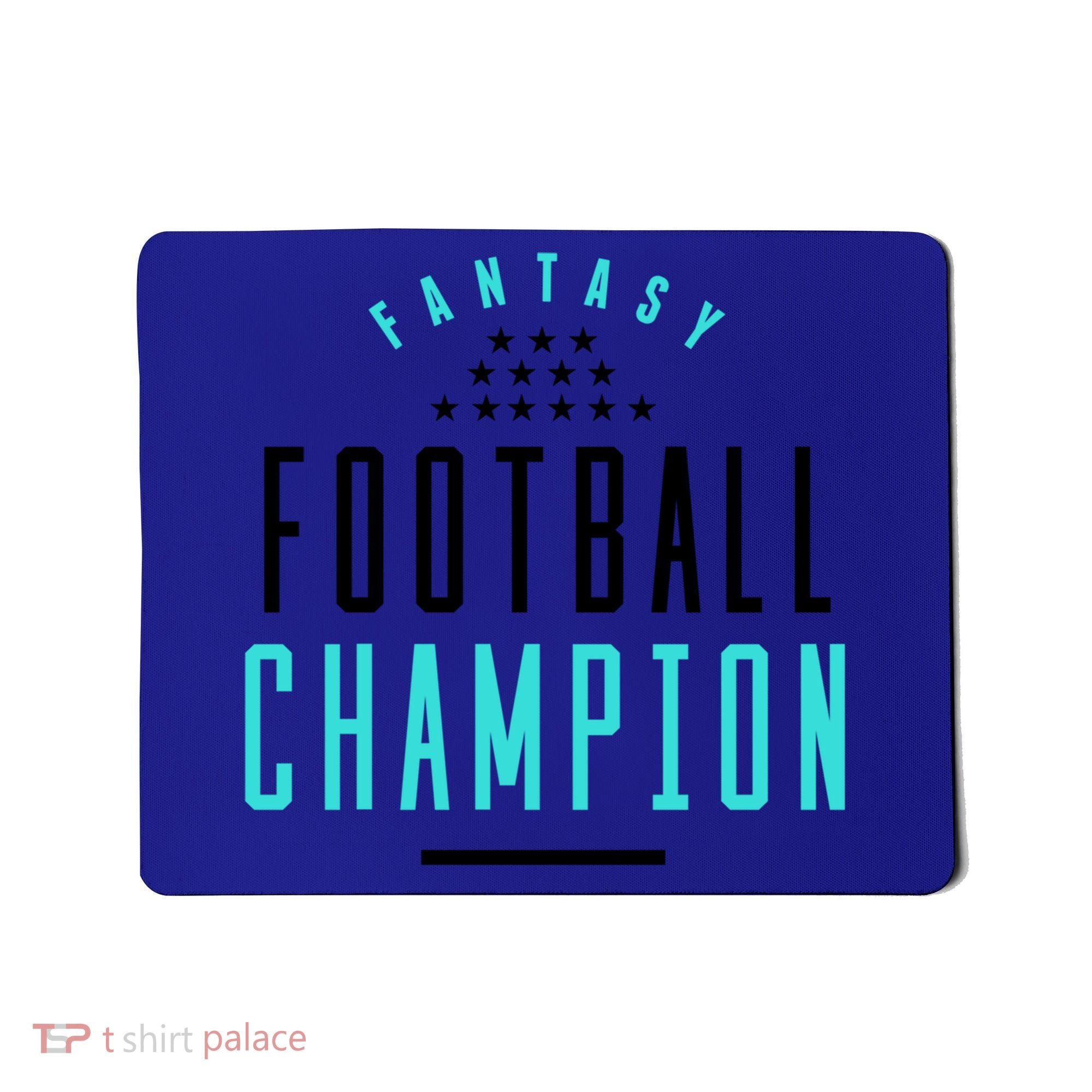 Fantasy Football Champion Winner League Draft Team Gift Mousepad