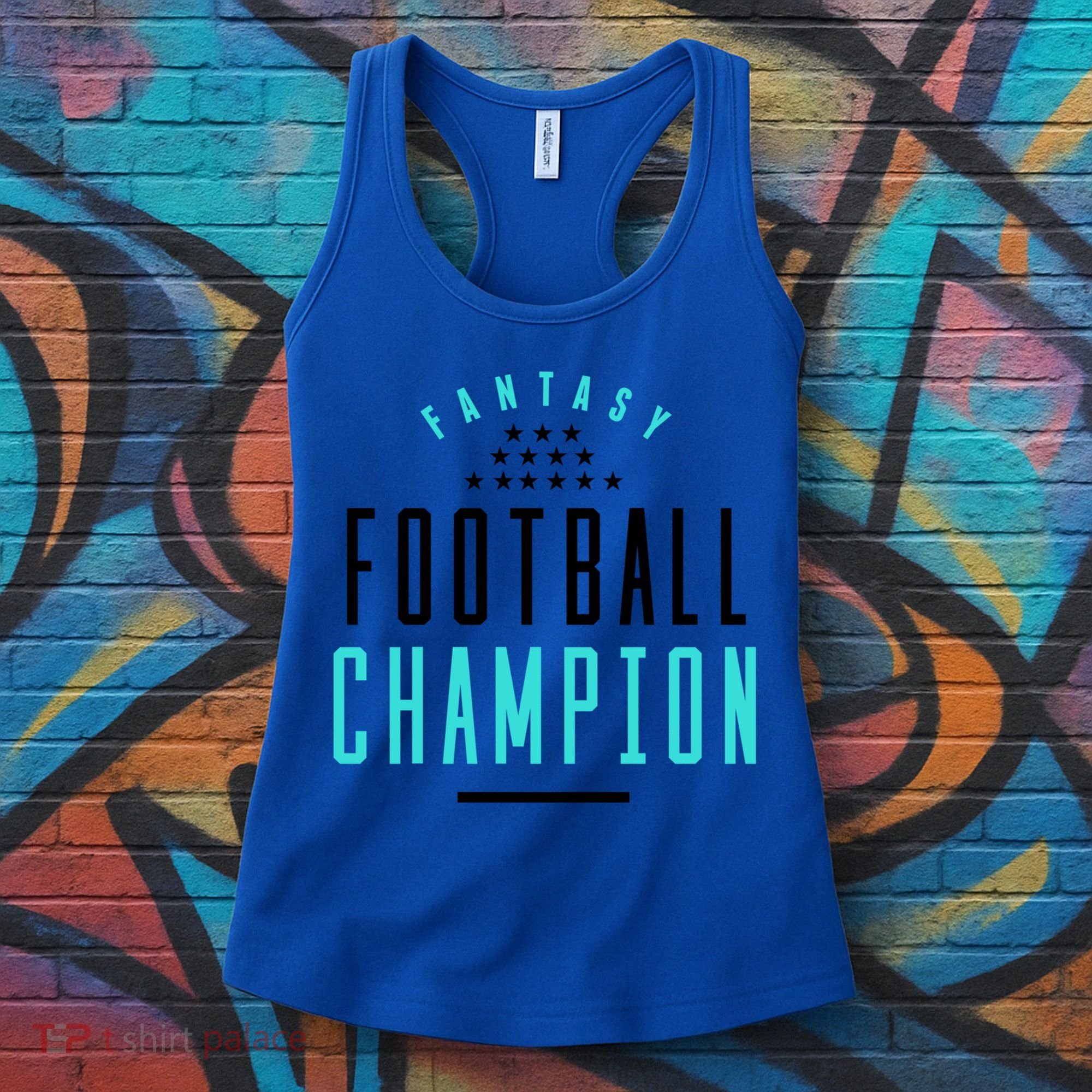 Fantasy Football Champion Winner League Draft Team Gift Women's Tank Top
