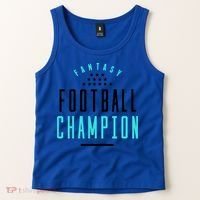 Fantasy Football Champion Winner League Draft Team Gift Tank Top thumb 2