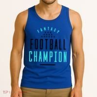 Fantasy Football Champion Winner League Draft Team Gift Tank Top thumb 3