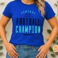 Fantasy Football Champion Winner League Draft Team Gift Women's T-Shirt thumb 2