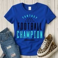 Fantasy Football Champion Winner League Draft Team Gift Women's T-Shirt thumb 3