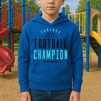 Fantasy Football Champion Winner League Draft Team Gift Kids Hoodie thumb 2