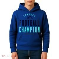 Fantasy Football Champion Winner League Draft Team Gift Kids Hoodie thumb 4