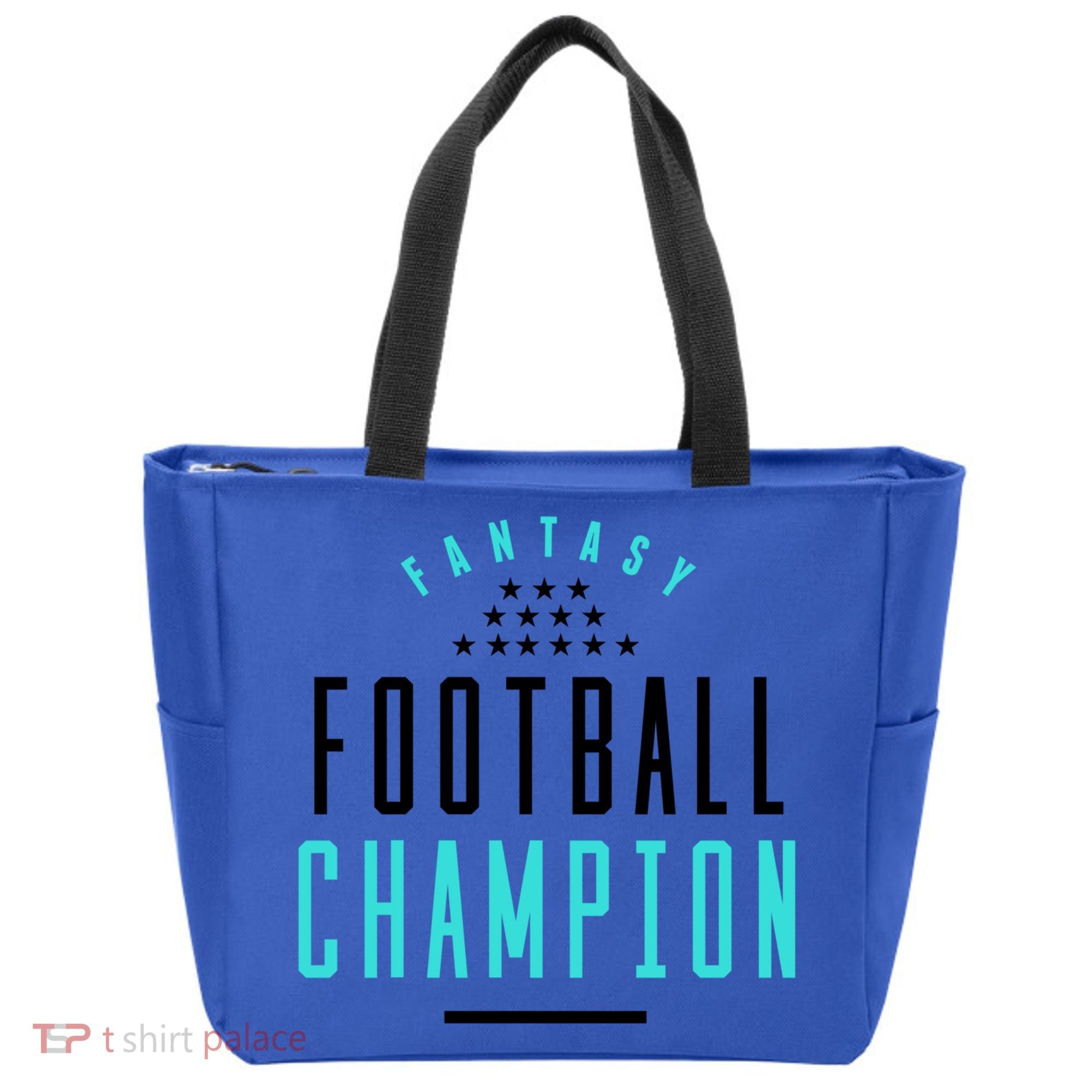 Fantasy Football Champion Winner League Draft Team Gift Tote Bag