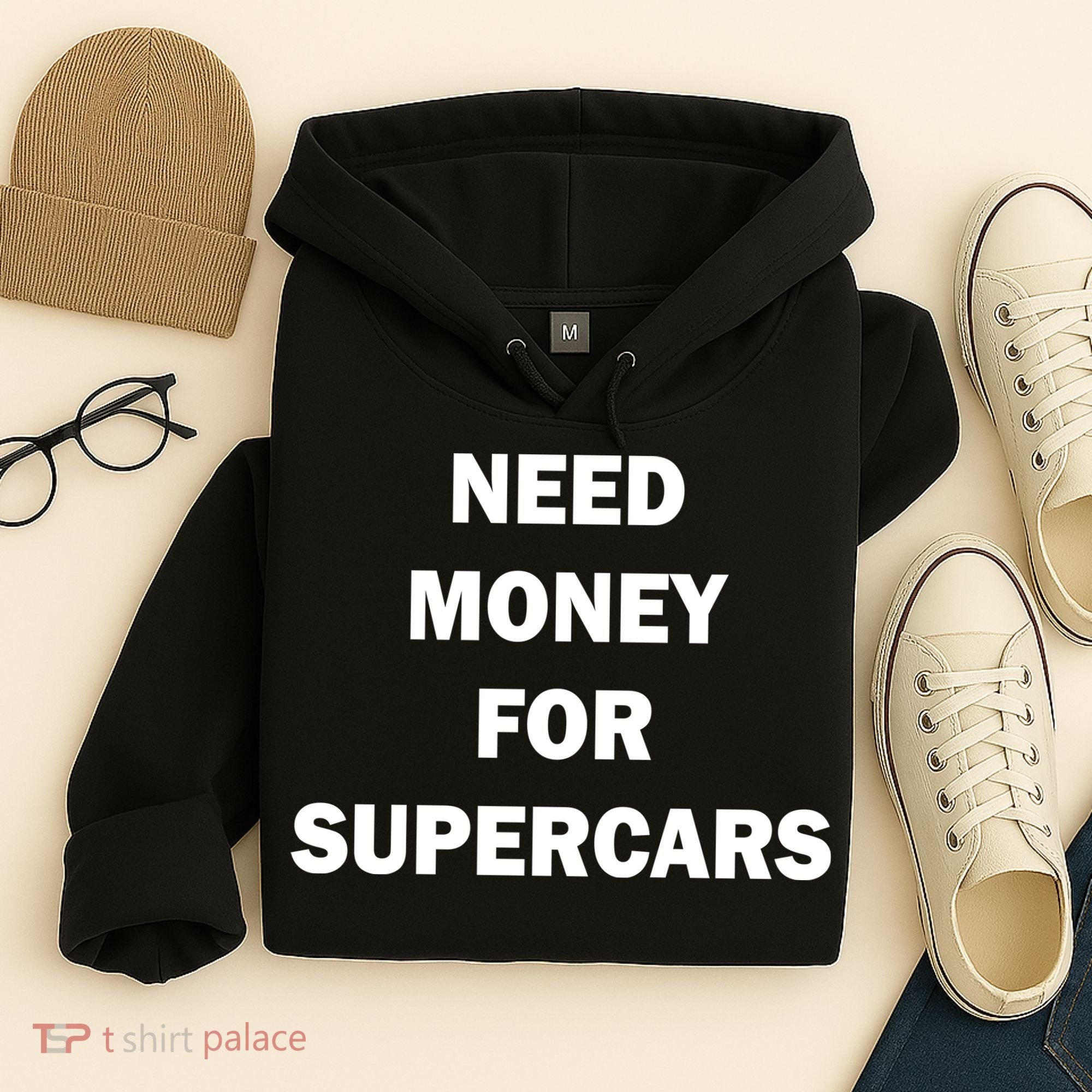 Funny Fast Car Meme Need Money For Supercars Hoodie