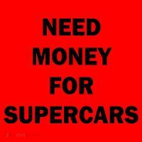 Funny Fast Car Meme Need Money For Supercars Santa Hat thumb 1