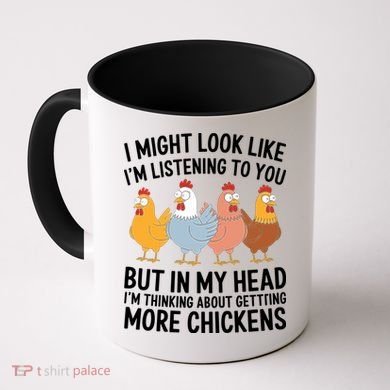 Funny Farmer Chickens Coffee Mug