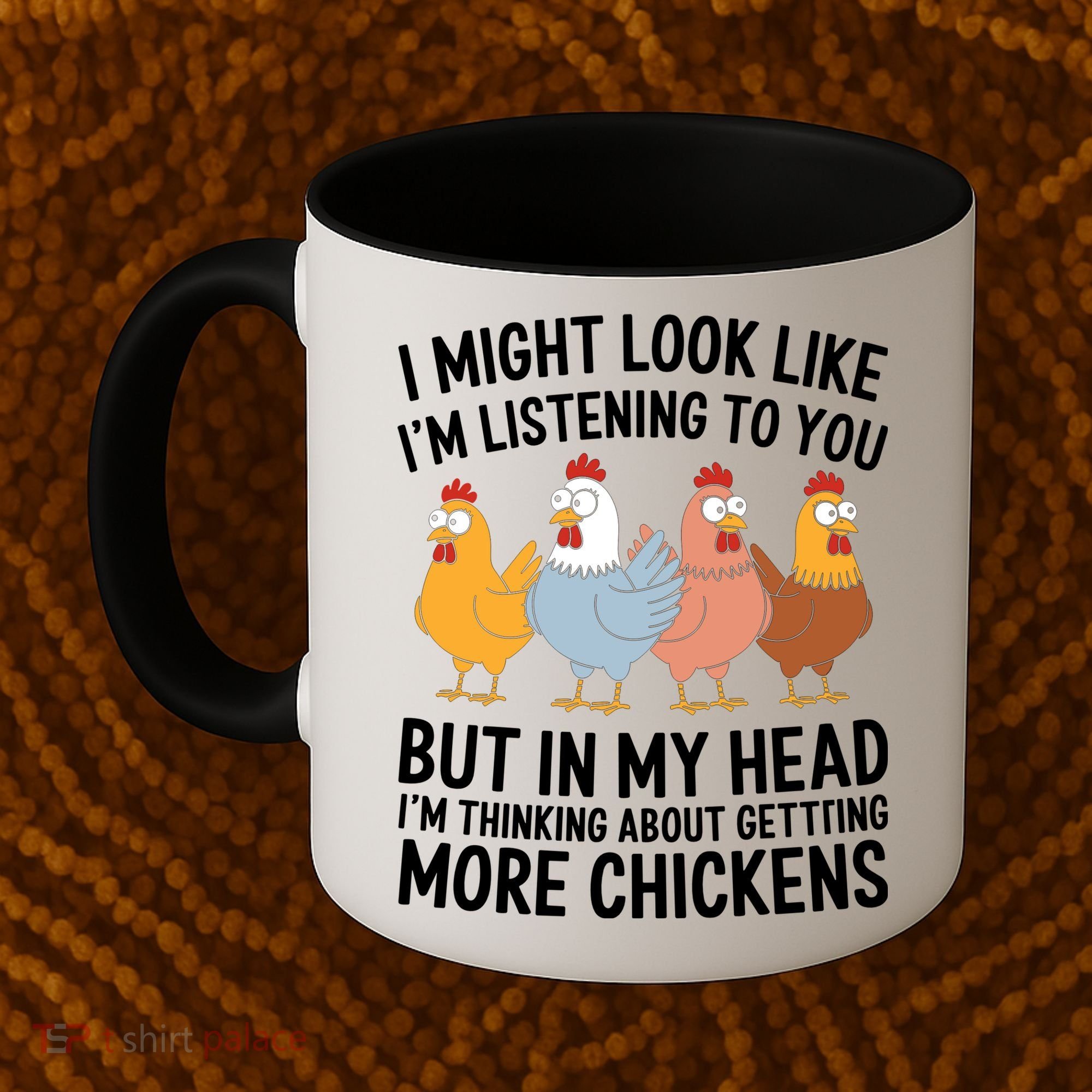 Funny Farmer Chickens Coffee Mug