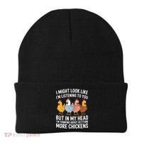 Funny Farmer Chickens Beanie thumb 0