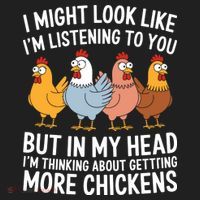 Funny Farmer Chickens Beanie thumb 2