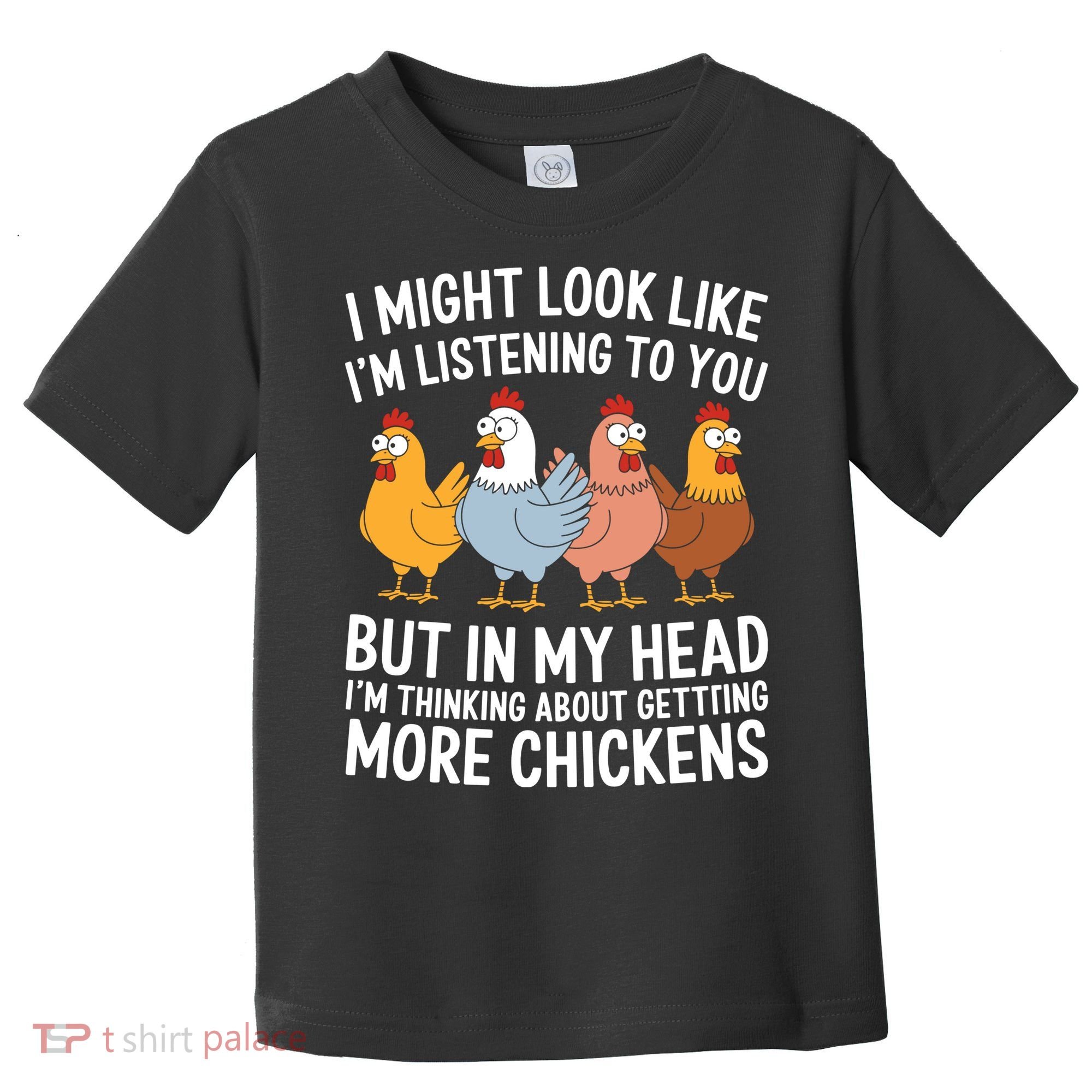 Funny Farmer Chickens Toddler T-Shirt