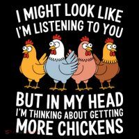 Funny Farmer Chickens Kids Long Sleeve Shirt thumb 2