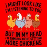 Funny Farmer Chickens Santa Hat thumb 1
