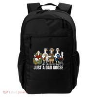 Funny Father's Day Just A Dad Goose Backpack thumb 0