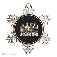 Funny Father's Day Just A Dad Goose Ornament thumb 0