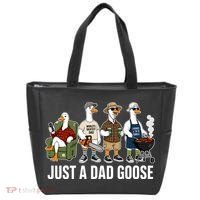 Funny Father's Day Just A Dad Goose Tote Bag thumb 0