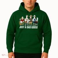 Funny Father's Day Just A Dad Goose Hoodie thumb 2