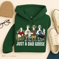 Funny Father's Day Just A Dad Goose Hoodie thumb 4