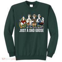 Funny Father's Day Just A Dad Goose Sweatshirt thumb 0