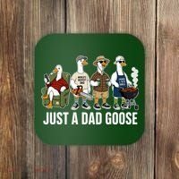 Funny Father's Day Just A Dad Goose Coaster thumb 0