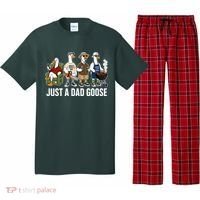 Funny Father's Day Just A Dad Goose Pajama Set thumb 0