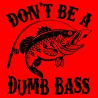 Funny Fishing Dont Be A Dumb Bass Santa Hat thumb 1