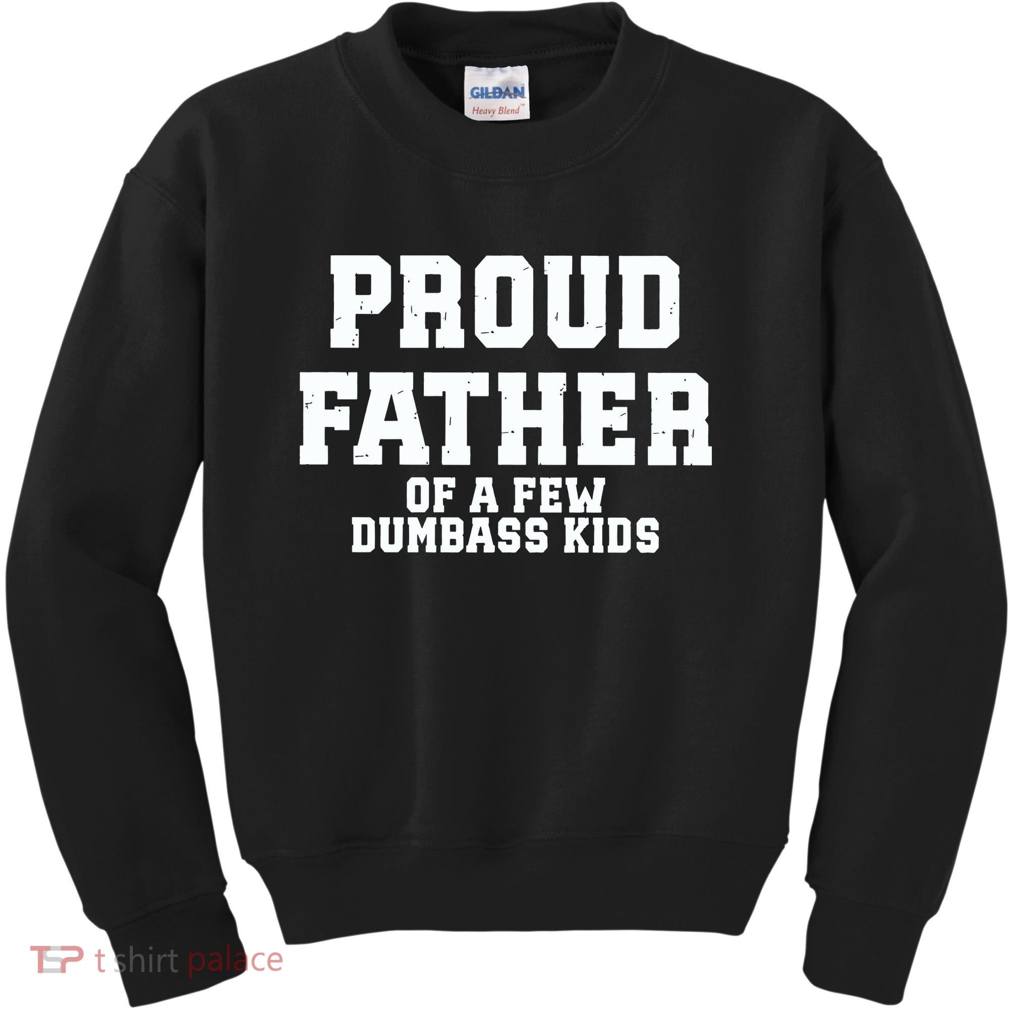 Funny Father Day Proud Father Of A Few Dumbass Kids Sweatshirt