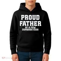 Funny Father Day Proud Father Of A Few Dumbass Kids Hoodie thumb 4
