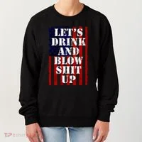Funny Fireworks Day Drinking Women's Sweatshirt thumb 0