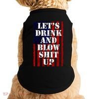 Funny Fireworks Day Drinking Doggie Tank thumb 0