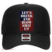 Funny Fireworks Day Drinking Hat thumb 0