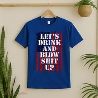 Funny Fireworks Day Drinking T-Shirt thumb 2