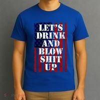 Funny Fireworks Day Drinking T-Shirt thumb 3