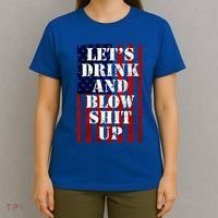 Funny Fireworks Day Drinking T-Shirt thumb 4
