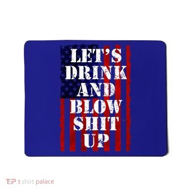 Funny Fireworks Day Drinking Mousepad
