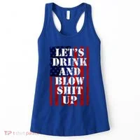 Funny Fireworks Day Drinking Women's Tank Top thumb 0