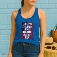 Funny Fireworks Day Drinking Women's Tank Top thumb 2