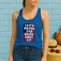 Funny Fireworks Day Drinking Women's Tank Top thumb 2