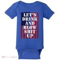 Funny Fireworks Day Drinking Baby Bodysuit thumb 0