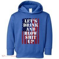 Funny Fireworks Day Drinking Toddler Hoodie thumb 0