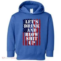 Funny Fireworks Day Drinking Toddler Hoodie thumb 0