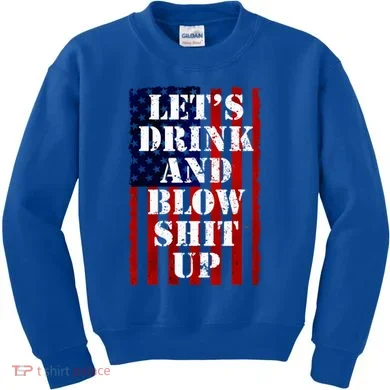 Funny Fireworks Day Drinking Kids Sweatshirt