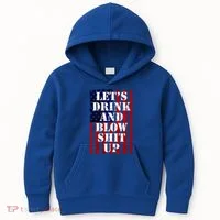 Funny Fireworks Day Drinking Kids Hoodie thumb 0