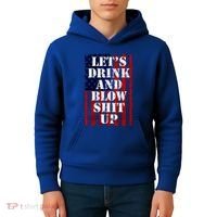 Funny Fireworks Day Drinking Kids Hoodie thumb 4