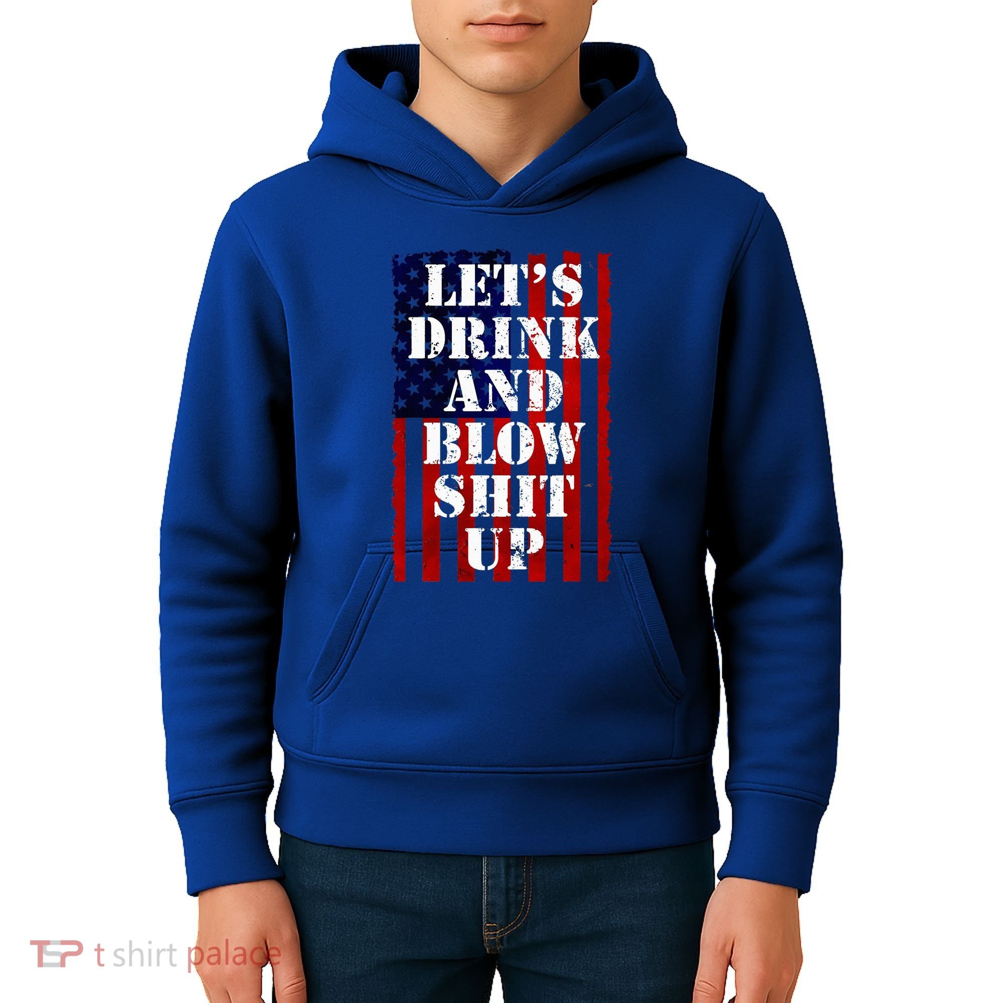 Funny Fireworks Day Drinking Kids Hoodie